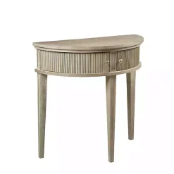 Hot Kirklands Home Wheat Reclaimed Wood Fluted Console Table
