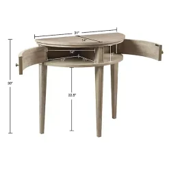 Hot Kirklands Home Wheat Reclaimed Wood Fluted Console Table