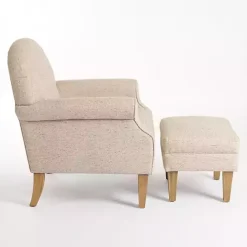 Hot Kirklands Home Wheat Tufted Chair & Ottoman Set Tan
