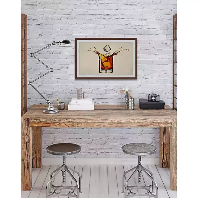 Online Kirklands Home Whiskey Splash Framed Wall Art