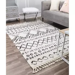 Kirklands Home Whisper White Moon Area Rug, 5x7