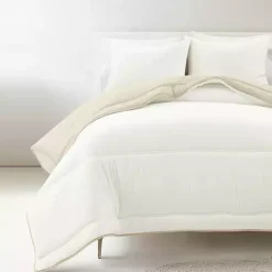 Best Kirklands Home White & Tan Reversible 3-pc. King Comforter Set