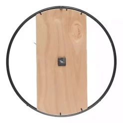 Best Kirklands Home White and Black Carved Open Wall Clock