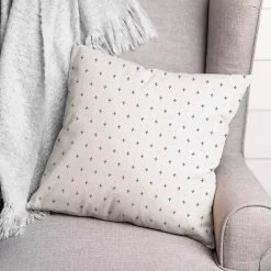 Best Kirklands Home White and Blue French Country Outdoor Throw Pillow