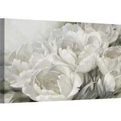 Discount Kirklands Home White Angelique Tulips Canvas Art Print, 40x30 in.