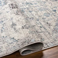 Sale Kirklands Home White Anita Distressed Area Rug, 7x10 Gray