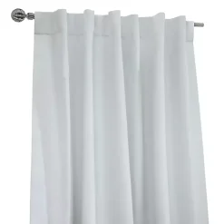 Clearance Kirklands Home Baxter Blackout Curtain Panel, 95 in. White
