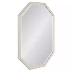 Best Kirklands Home White Beveled Octagon Wall Mirror