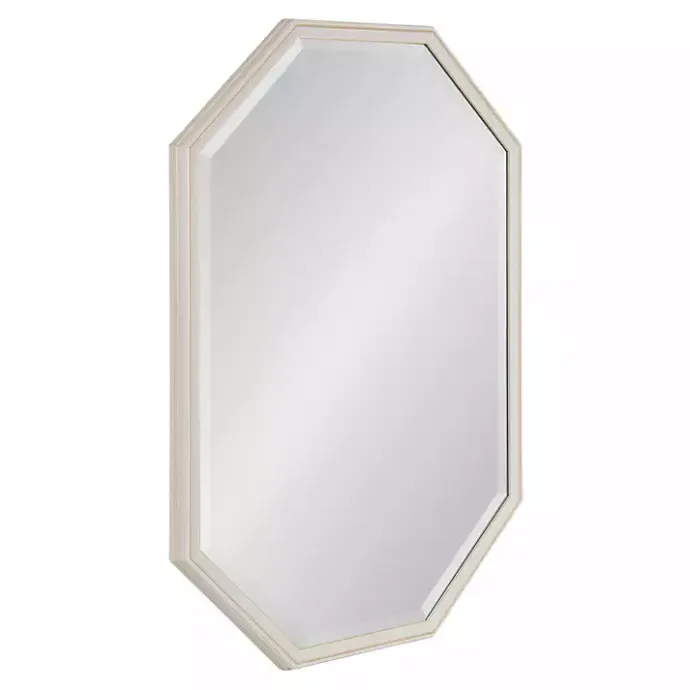 Best Kirklands Home White Beveled Octagon Wall Mirror