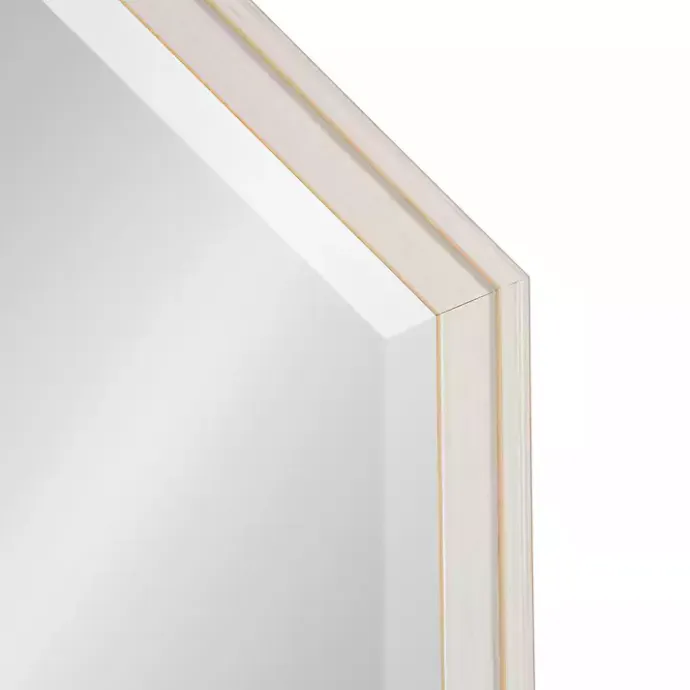 Best Kirklands Home White Beveled Octagon Wall Mirror