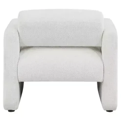 Best Kirklands Home Boucle Modern Accent Chair White