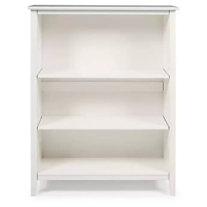 Sale Kirklands Home Brazilian Pine Wood 3-Tier Bookshelf White