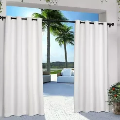 Outlet Kirklands Home Cabana Outdoor Curtain Panel Set, 120 in. White