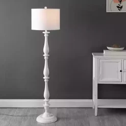 Kirklands Home Candlestick Bessie Floor Lamp White