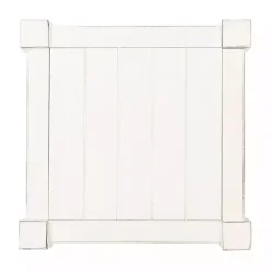 New Kirklands Home Carved Pinewood Farmhouse Accent Table White