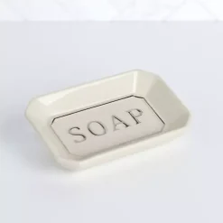Hot Kirklands Home Ceramic Soap Dish White