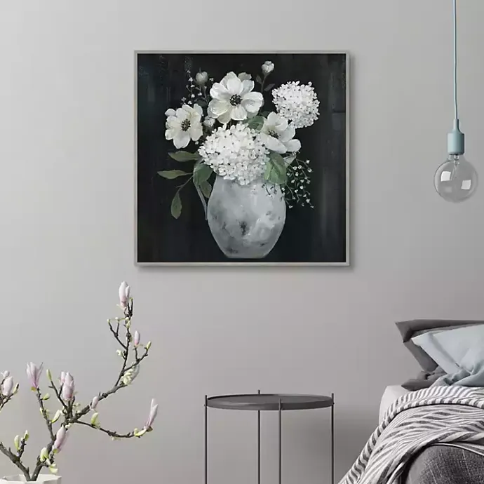 Sale Kirklands Home White Country Collection Framed Canvas Art Print