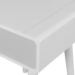 Sale Kirklands Home Curved Edge Open Shelf Accent Table White