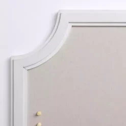 Outlet Kirklands Home White Curved Frame Pinboard
