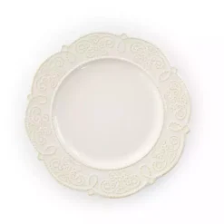 Kirklands Home Embossed Scalloped 16-pc. Dinnerware Set White