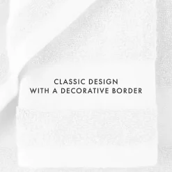 Hot Kirklands Home Essential Cotton Bath Towels, Set of 4 White