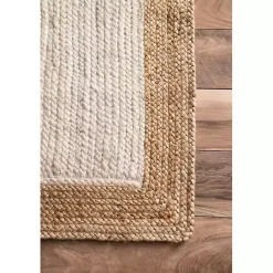 Discount Kirklands Home White Eugene Woven Area Rug, 8x10