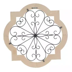 Kirklands Home Farmhouse Abstract Wall Plaque White