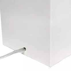 Hot Kirklands Home Faux Leather Charging Table Lamp White