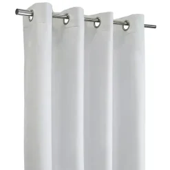 Hot Kirklands Home Faux Suede Blackout Curtain Panel, 95 in. White