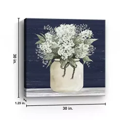 Hot Kirklands Home White Flowers II Giclee Canvas Print, 30x30 in.