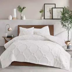 Sale Kirklands Home Geometric Full/Queen 3-pc. Comforter Set White
