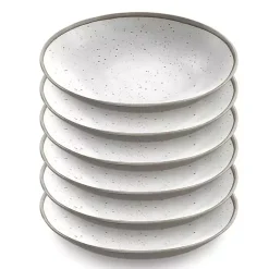 Outlet Kirklands Home Haven Melamine Low Bowls, Set of 6 White