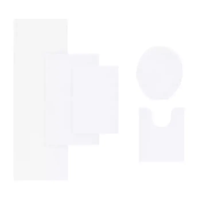 New Kirklands Home High Pile Marshmallow Bath Mat, 72 in. White
