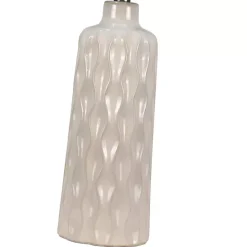 Hot Kirklands Home White Honeycomb Wave Table Lamps, Set of 2 Tan