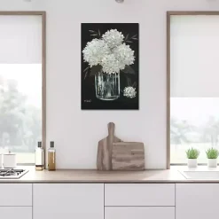 Sale Kirklands Home White Hydrangeas Canvas Art Print
