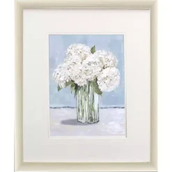 Hot Kirklands Home White Hydrangeas II Framed Art Print