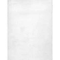 Kirklands Home Iliza Shag Area Rug, 5x8 White
