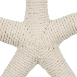 Outlet Kirklands Home Jute Starfish Wall Plaque White