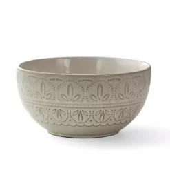 Online Kirklands Home Lace Embossed 16-pc. Dinnerware Set White