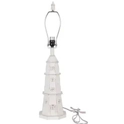 Online Kirklands Home Lighthouse Table Lamp White