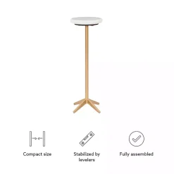 Online Kirklands Home Marble and Gold Base Cocktail Table White