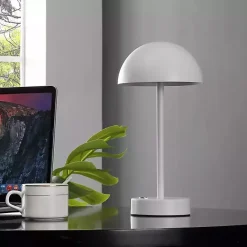 Discount Kirklands Home Metal Rechargeable Table Lamp White