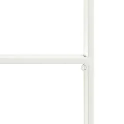 Best Kirklands Home Metal Scalloped 3-Tier Glass Wall Shelf White