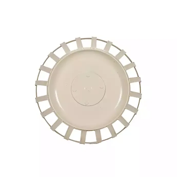 Outlet Kirklands Home Metal 2-Tier Kitchen Basket White