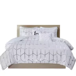 Hot Kirklands Home White Metallic 5-pc. California King Comforter Set