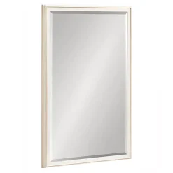 New Kirklands Home White Oakhurst Rectangle Wall Mirror, 30 in.