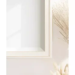 New Kirklands Home White Oakhurst Rectangle Wall Mirror, 30 in.