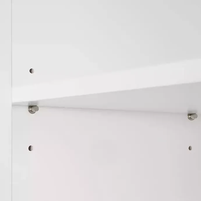 Best Kirklands Home Open Shelf Cabinet White
