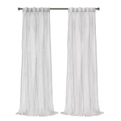 Discount Kirklands Home Paloma Curtain Panel, 84 in. White