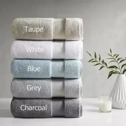 Kirklands Home 6-pc. Cotton Bath Towel Set White